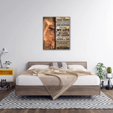 Dachshund Dog Premium Wall Art Canvas, Dog Dad Gift, Pet Owner Gifts, Custom Dog Portrait Canvas