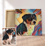 Custom Pet Canvas, Custom Pet Portrait, Pet Portrait Canvas, Dog canvas, Custom Dog Portrait, Custom Pet Painting Print, Custom Dog Painting Print