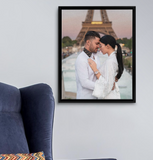 Custom Photo Wedding Painting Portrait, Couple Painting Portrait Art from Any Photo Canvas - GreatestCustom