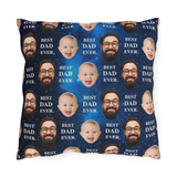 Father's Day Pillow, Personalized Pillow for Dad, Best Dad Ever Galaxy Pillow