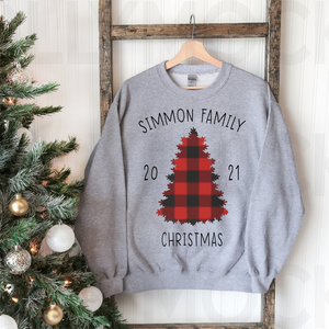 Personalized Family Christmas Gift Sweatshirt, Holiday Sweatshirt, Custom Christmas Jumpers
