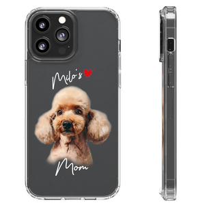 Custom Dog Mom Dog Face Personalized Phone Case Dog Mom Gift Your Dog on Phone Case Pet Dog Lovers Gift
