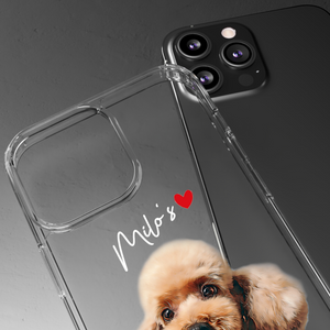 Custom Dog Mom Dog Face Personalized Phone Case Dog Mom Gift Your Dog on Phone Case Pet Dog Lovers Gift