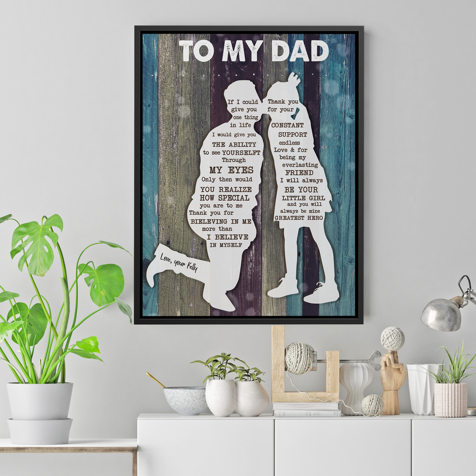 Canvas painting for 2024 dad