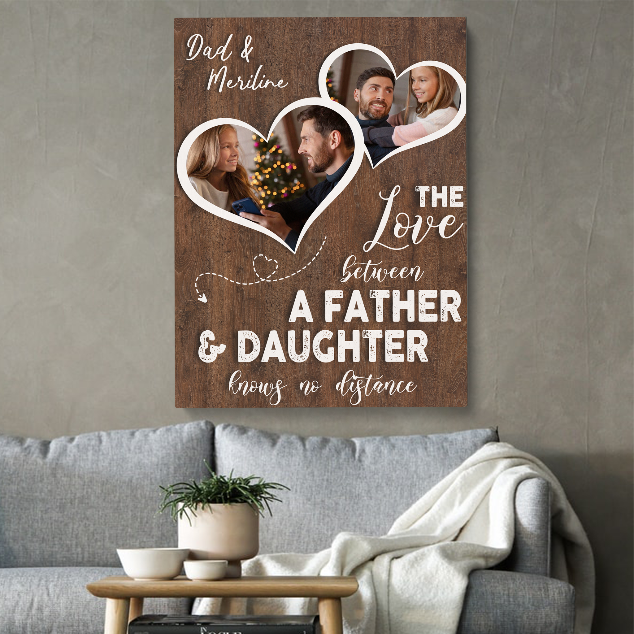 Dad photo hot sale canvas