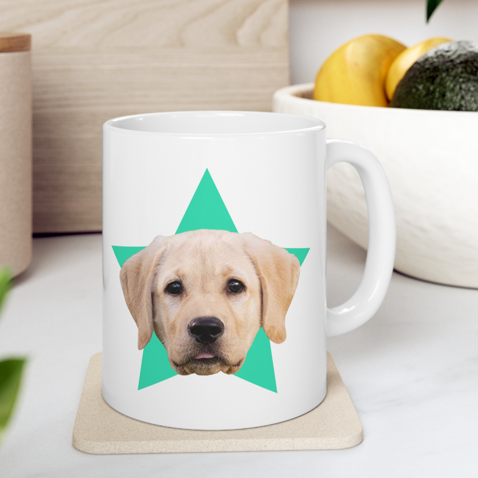 Dog Face Mug, Gift For Dog Lover, Custom Mug With Your Dog Face, Custom Dog Mug, Personalized Gift, Dog Mug, Dog Lover Gift, Customized Dog Mug