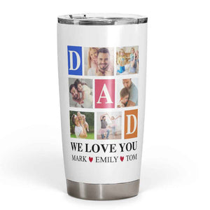 Personalized Photo Tumbler For Dad ,Father's Day Tumbler For Dad, Gift for Dad Tumbler
