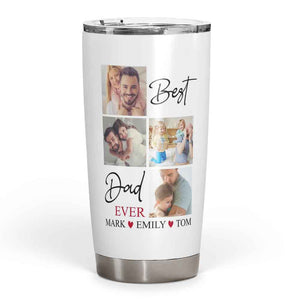 Best Father Ever Personalized Dad Tumbler, Father's Day Tumbler, Gift for Dad Tumbler
