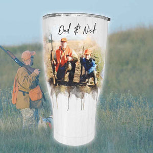 Personalized Tumbler for Hunting Dad, Hunting Dad Tumbler, Gift for Dad Tumbler