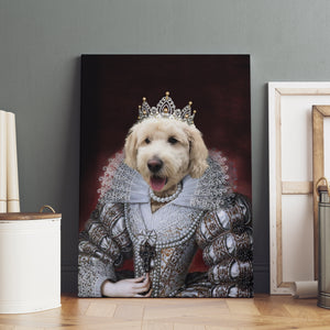 Custom Pet Portrait Painting, Royal Dog Portrait , Pet Painting, Gift Custom Dog Portrait,Fathers Day Painting Portrait From Photo, Cat Love