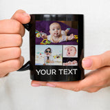 Personalized Baby Collage Photo Mug, Cute Custom Baby Photo Mug, Custom Mug With Baby Photo Mug