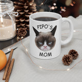 Personalized Cat Mom Coffee Mug, Custom Cat Photo Mug, Mom Coffee Mug - GreatestCustom