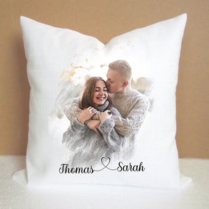 Personalized Photo Couple Pillow, Create Your Couple Pillow from Photo - GreatestCustom
