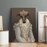 Custom Pet Portrait, Royal Pet Portrait, Mother'S Day Gift Pet Portrait Regal, Dog Portrait, Pet Loss Gift, Dog Passed Away, King Queen Pet