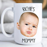 Baby Photo Personalized Mug, Custom Coffee Mug Gift, Baby Face Gift Mug, Mothers Day Gift