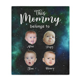 Personalized Funny Mom This Mommy Belongs To Fleece/Sherpa Blanket