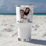 Personalized Couple Tumblers with Pictures, Couple Photo Tumbler - GreatestCustom