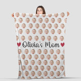 Custom Baby Face Mom Personalized Blanket, Mother's Day Blanket, Gift for Mom