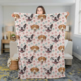 Personalized Pet Dog/Cat Photo 70's Retro Blanket - GreatestCustom