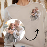 Custom Sweatshirt with Picture, Photo Sweatshirt, Custom Any Photo on Sweashirts