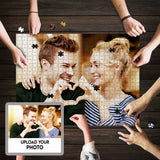 Personalized Your Couple Photo Puzzle, Puzzle From Your Couple Photo 252/500 Pieces - GreatestCustom