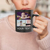 Personalized Baby Collage Photo Mug, Cute Custom Baby Photo Mug, Custom Mug With Baby Photo Mug