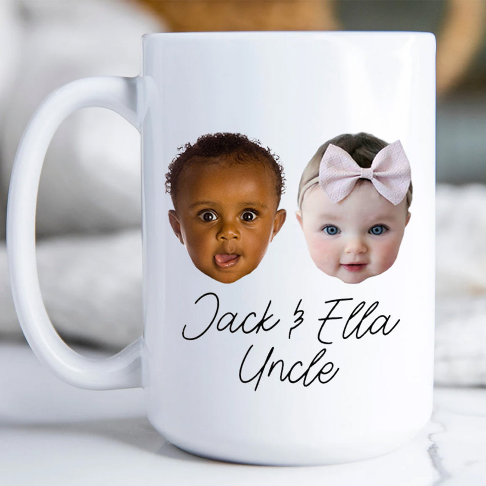Personalized Black patch Mug with Photo/Text/Name | Personalized Coffee Mug  for Gifts | Gift