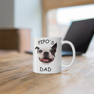 Dog Face Mug, Custom Dog Mug, Personalized Dog Mug, Dog Mom Mug, Dog Dad Mug, Custom Pet Mug
