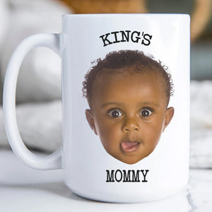 Custom Photo And Text Mug, Face Mug, Custom Photo Mug, Personalized Photo Mug, Custom Birthday Gift, Custom Baby Face Mug, Gift For Mom