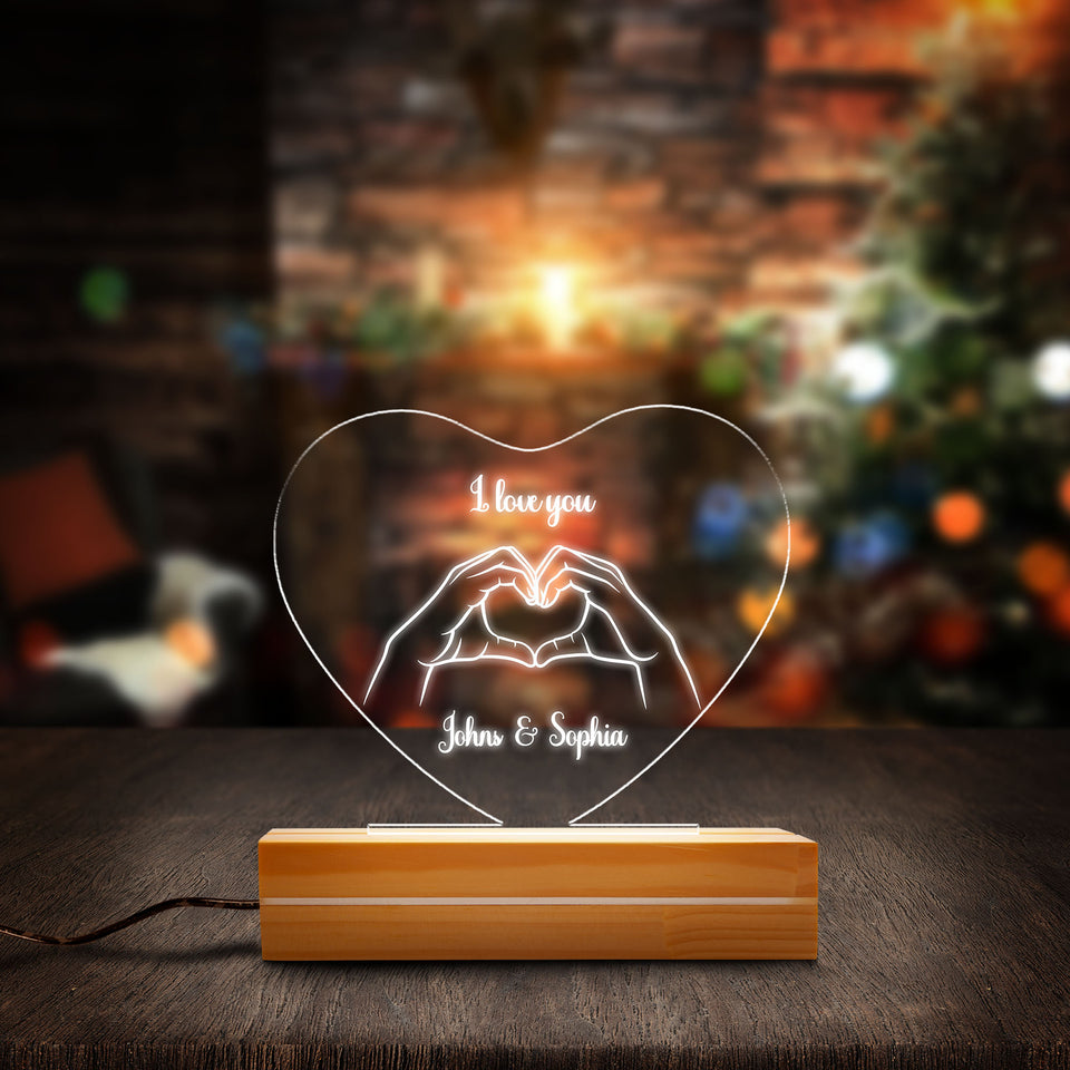 Create a Funny Valentine Gifts for Him & Her on LED Lamp Night Light –  Greatest Custom