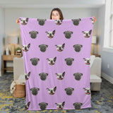 Personalized Pet Photo Blanket, Your Pet On A Blanket, Pet Custom Blanket - GrestestCustom