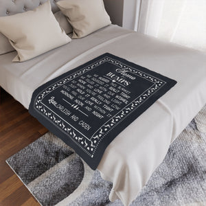 Grandparent Gift, Grandpa & Grandma Gift, Personalized Grandparent We Hugged This Blanket