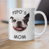 Dog Face Personalized Mug, Custom Coffee Mug Gift, Dog Photo Mug, Custom Dog Mug, Personalized Dog Mug, Dog Mom Mug, Dog Dad Mug