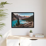 Custom Any Photo Watercolor Landscape Scenery Painting Canvas Wall Art - GreatestCustom