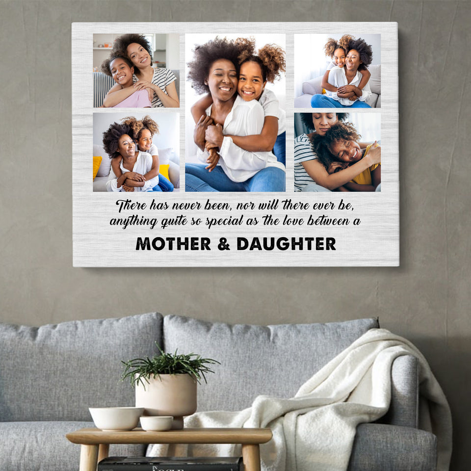 Personalized Mom Photo Canvas, Gift For Mom, Gift For Mother's Day, Birthday Gift For Mom, Mother Gift Canvas