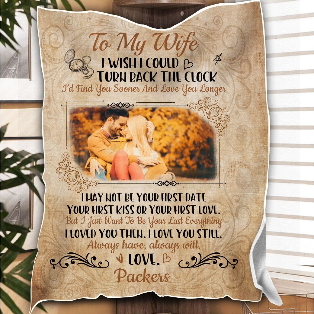 Personalized Photo Gift For Wife, Gift For Her, To My Wife Gift Blanket - Gift For Wife