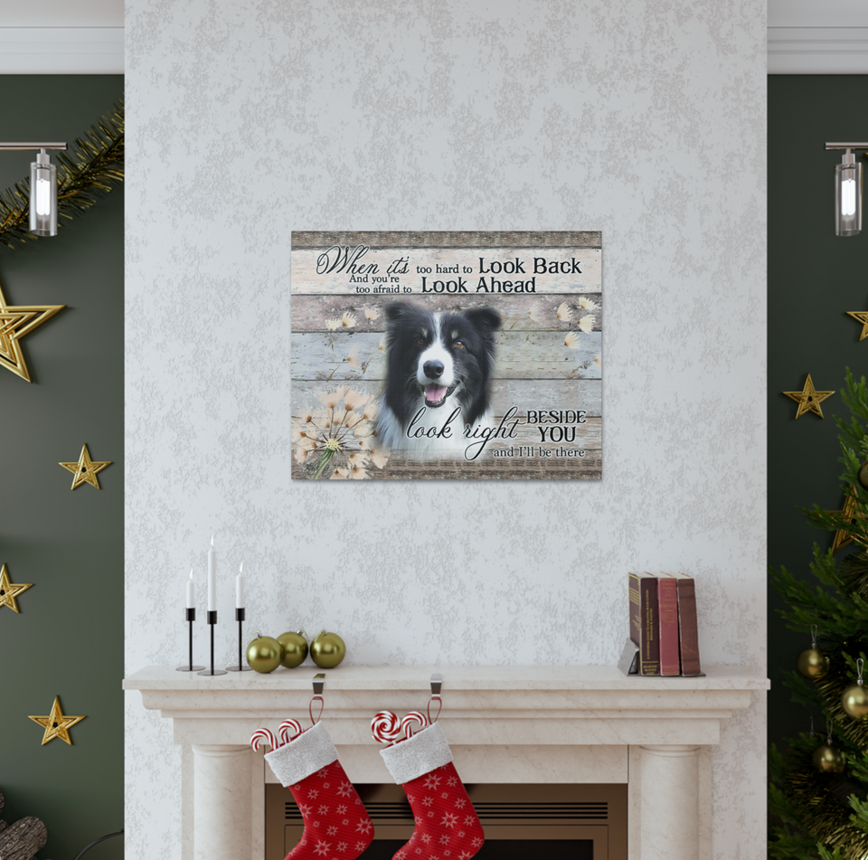 Personalized Pet Memorial Gift, Pet Loss Gifts, Dog Sympathy Gifts, Pet Bereavement Gifts Canvas Wall Art