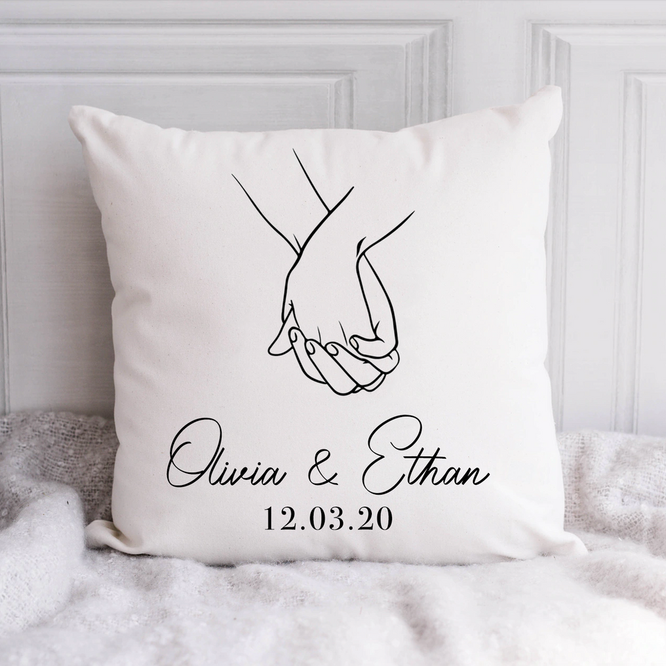 Personalized Couple Holding Hand Anniversary Wedding Gift Gift For W Greatest Custom