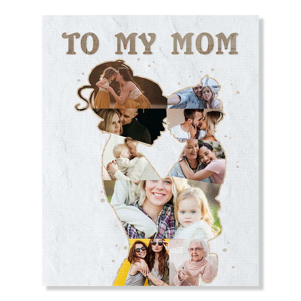 Mother's Day Gift From Son, To Mom Canvas Print, To Mother Xmas