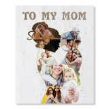 Custom Photo To My Mom Canvas, Mother's Day Gift, Personalized Gift For Mom From Daughter